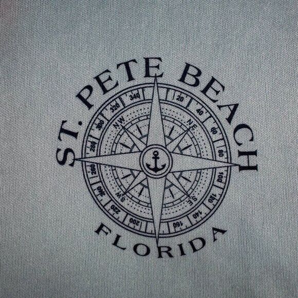 NEW Spicy Tuna St Pete Beach Shirt Men XL‎ Blue Performance Fishing Tee NWT $50 - Picture 3 of 15